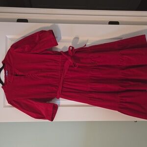 Elegant Red Women's Dress